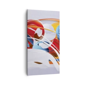 Quadro su tela - Stampe su Tela - La danza degli elementi - 55x100 cm