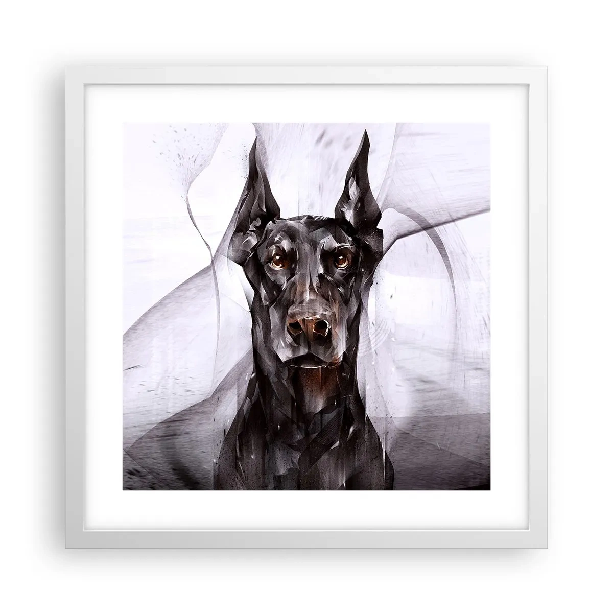 Poster in cornice bianca - Nobili natali - 40x40 cm