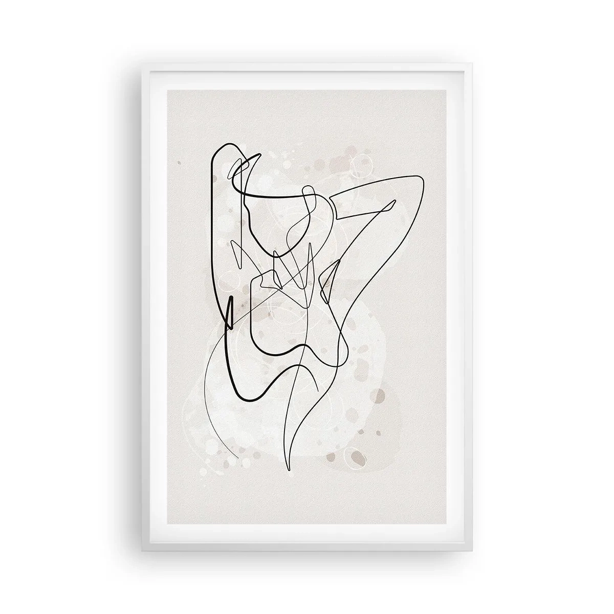 Poster in cornice bianca - L'arte della seduzione - 61x91 cm