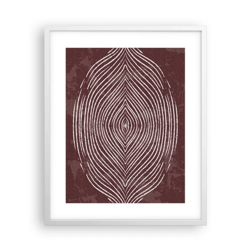 Poster in cornice bianca - Lo spazio parlante - 40x50 cm