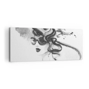 Quadro su tela - Stampe su Tela - Donna di carattere - 100x40 cm