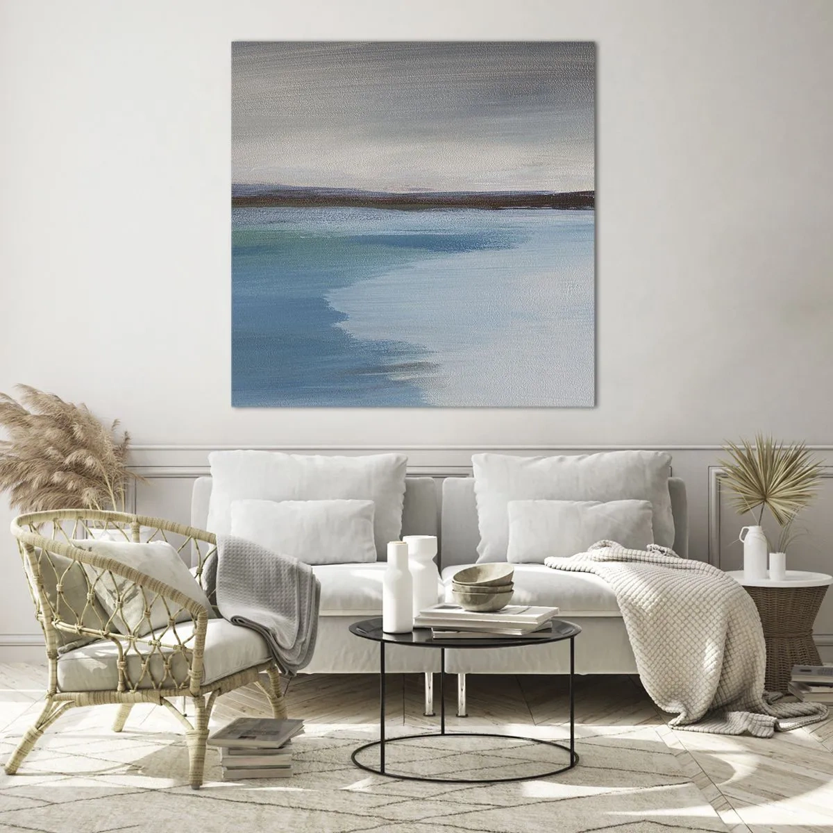 Quadro su vetro - Paesaggio orizzontale - 30x30 cm