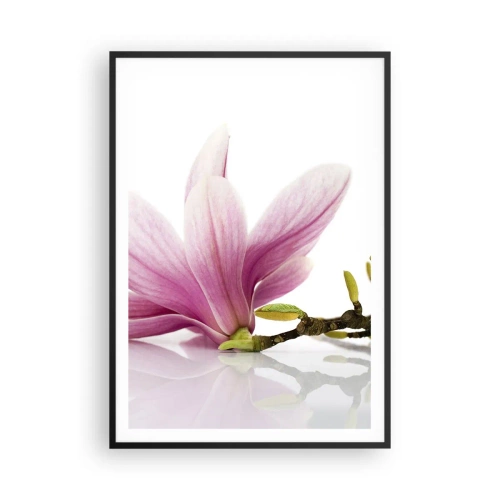 Poster in cornice nera - Delicati come un soffio di primavera - 70x100 cm