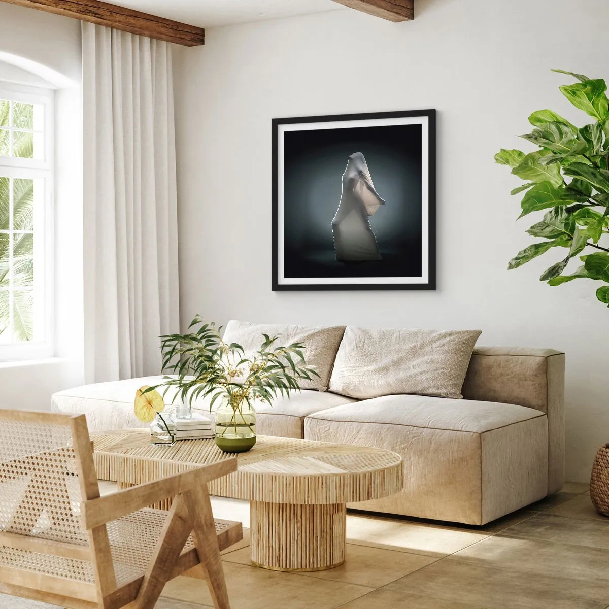 Poster in cornice nera - Desideri nascosti - 50x50 cm