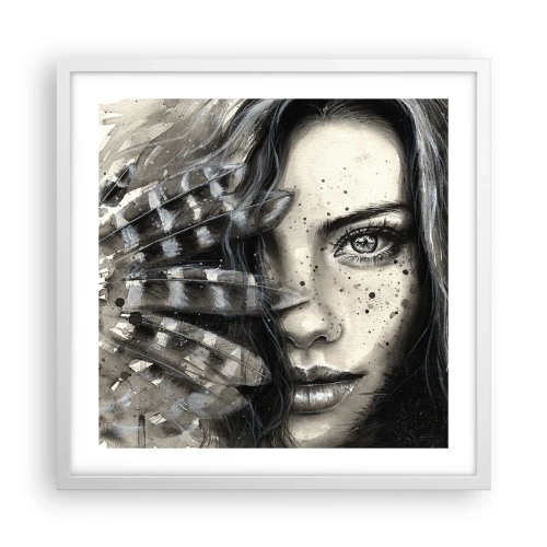 Poster in cornice bianca - Bellezza selvaggia - 50x50 cm