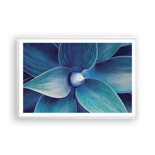 Poster in cornice bianca - Imbluito dal sole - 91x61 cm