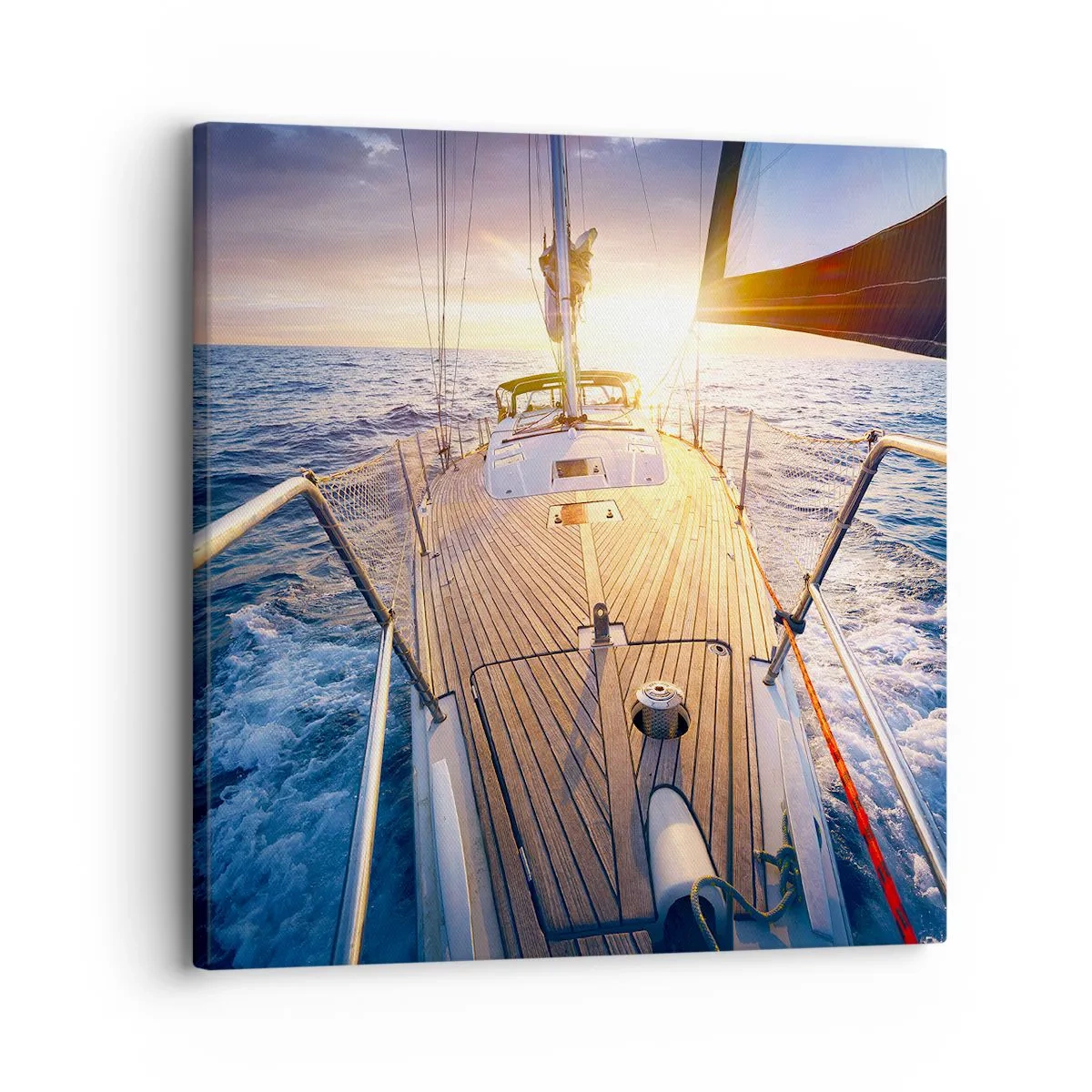 Quadro su tela - Stampe su Tela - Correndo sulle onde - 30x30 cm