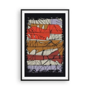 Poster in cornice nera - Composizione spontanea - 61x91 cm