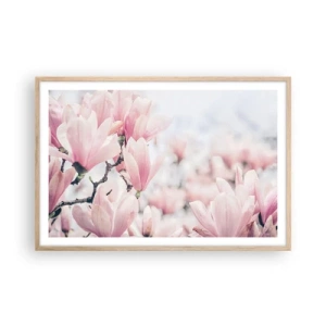 Poster in cornice rovere chiaro - Ideale di delicatezza - 91x61 cm