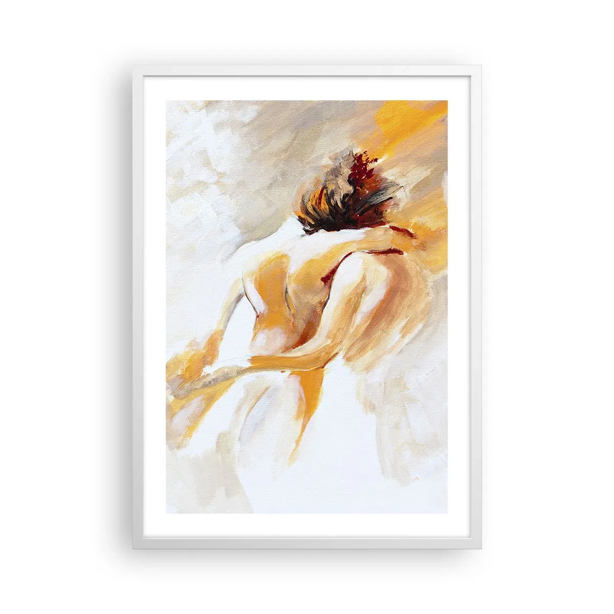 Poster in cornice bianca - Nel cielo dell'intimità - 50x70 cm