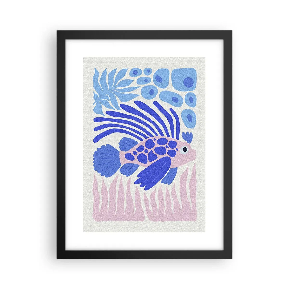 Poster in cornice nera - Nel suo elemento - 30x40 cm