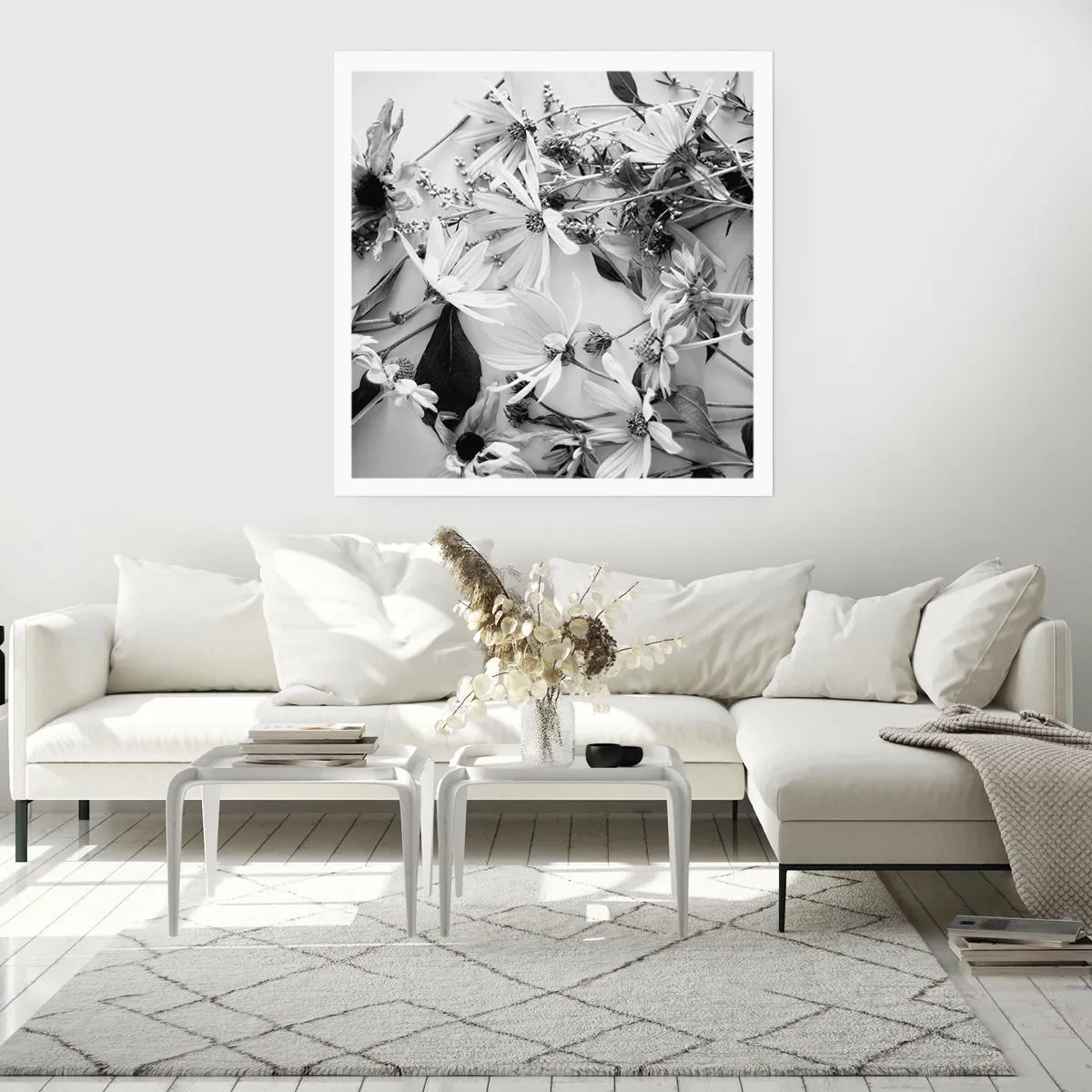 Poster - Un non bouquet di fiori - 40x40 cm
