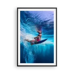 Poster in cornice nera - La profondità della gioia - 61x91 cm