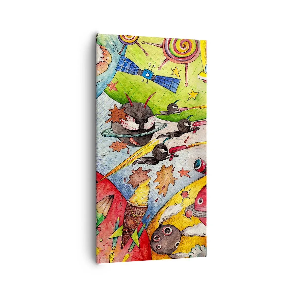 Quadro su tela - Stampe su Tela - La grande avventura nel cosmo - 65x120 cm
