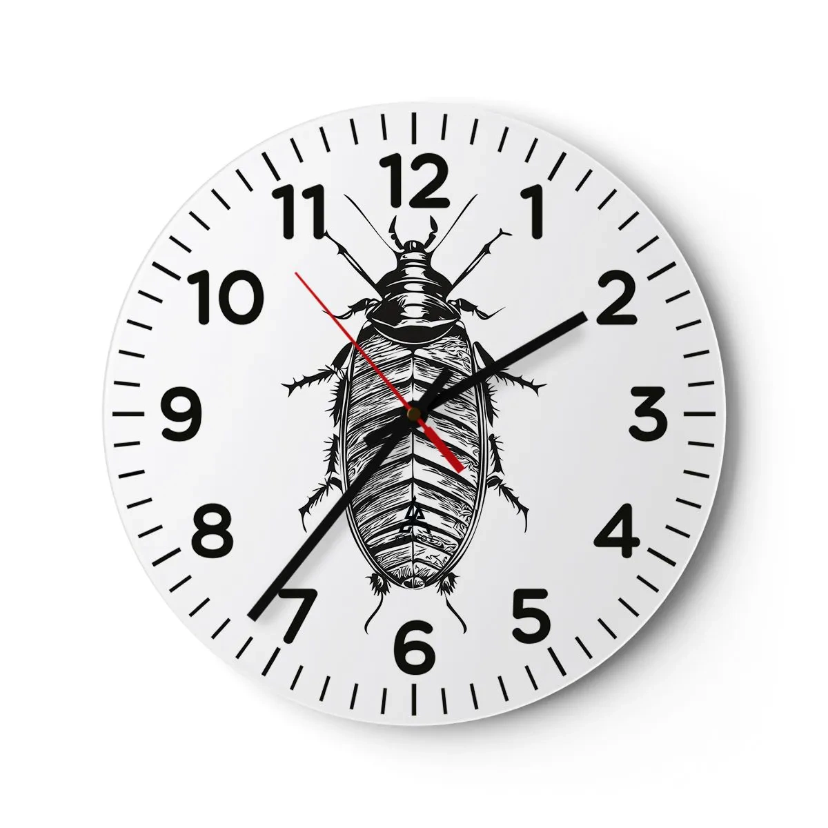 Orologio da parete - Orologio in Vetro - Che esemplare! - 40x40 cm