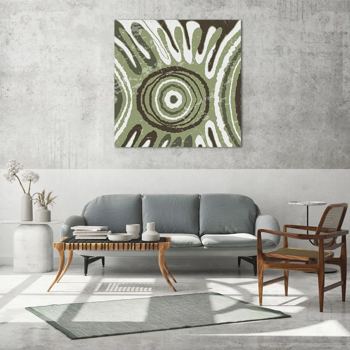 Quadro su vetro - Esplosione di emozioni - 50x50 cm