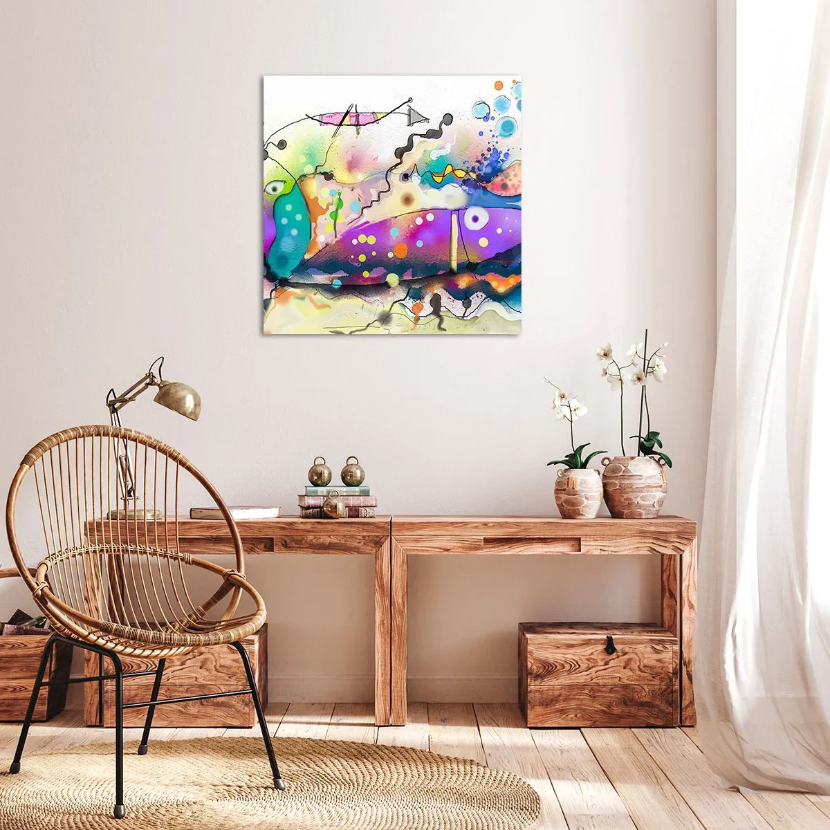 Quadro su tela - Stampe su Tela - Senza parole! - 60x60 cm