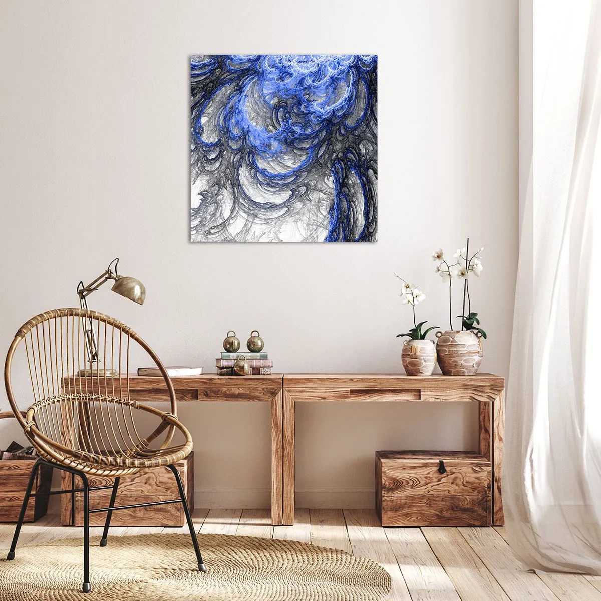 Quadro su tela - Stampe su Tela - La nascita dell'onda - 40x40 cm