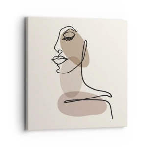 Quadro su tela - Stampe su Tela - Ascoltando se stessa - 40x40 cm