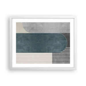 Poster in cornice bianca - Composizione orizzontale  - 50x40 cm