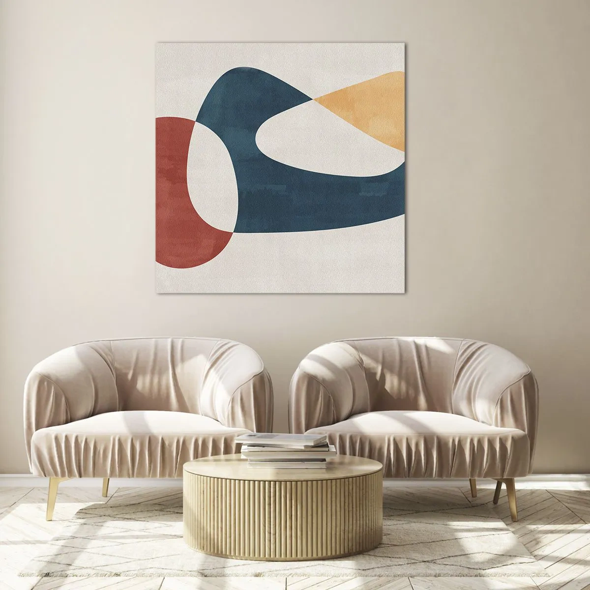 Quadro su vetro - Influenze e metamorfosi - 70x70 cm