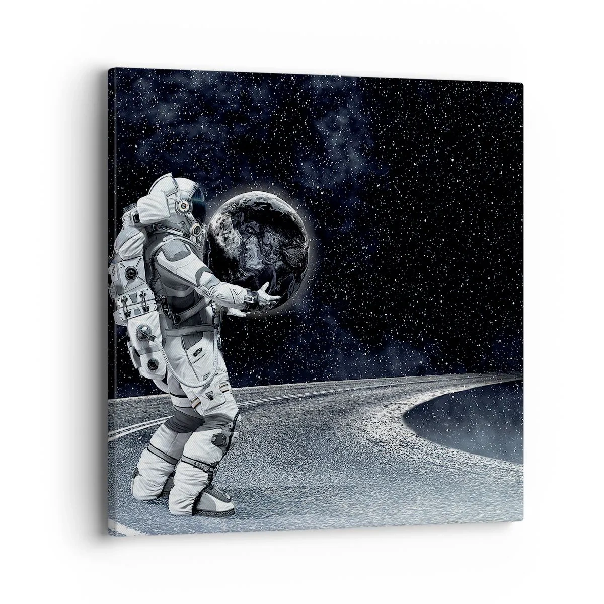 Quadro su tela - Stampe su Tela - Sulla Via Lattea - 40x40 cm