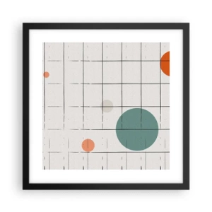 Poster in cornice nera - Prigionieri. Noi o loro? - 40x40 cm