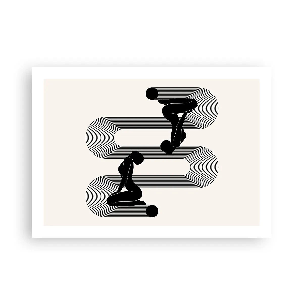 Poster - Simmetria sensuale - 70x50 cm