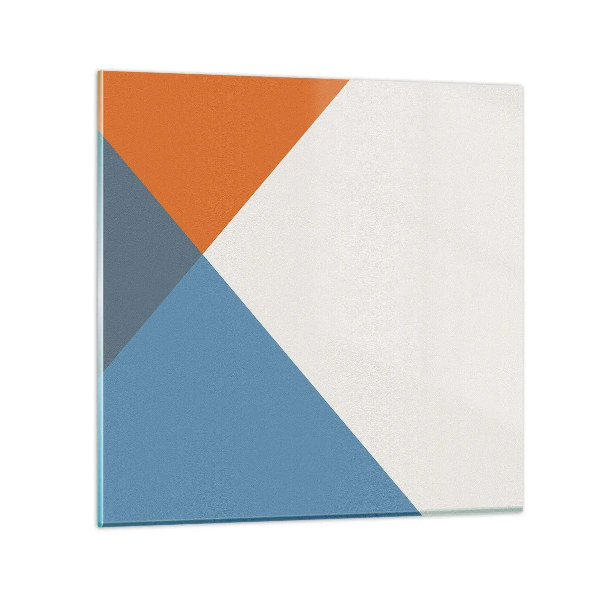 Quadro su vetro - Ad angolo... - 50x50 cm