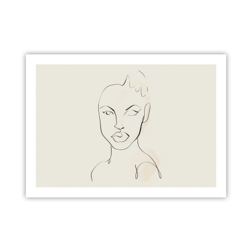 Poster - Profilo di sensualità - 70x50 cm