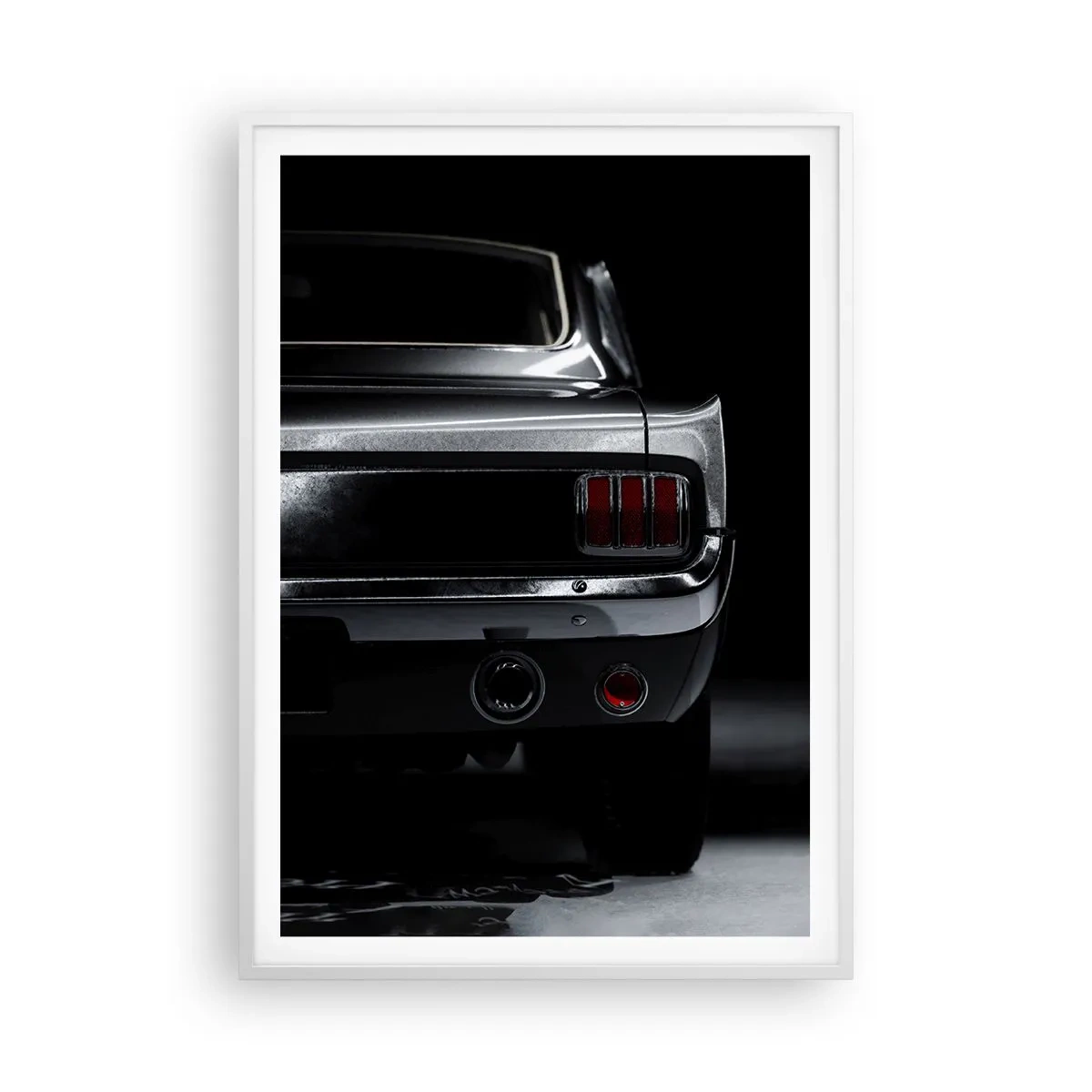 Poster in cornice bianca - Il fascino del classico - 70x100 cm