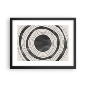 Poster in cornice nera - Proprio al centro - 40x30 cm