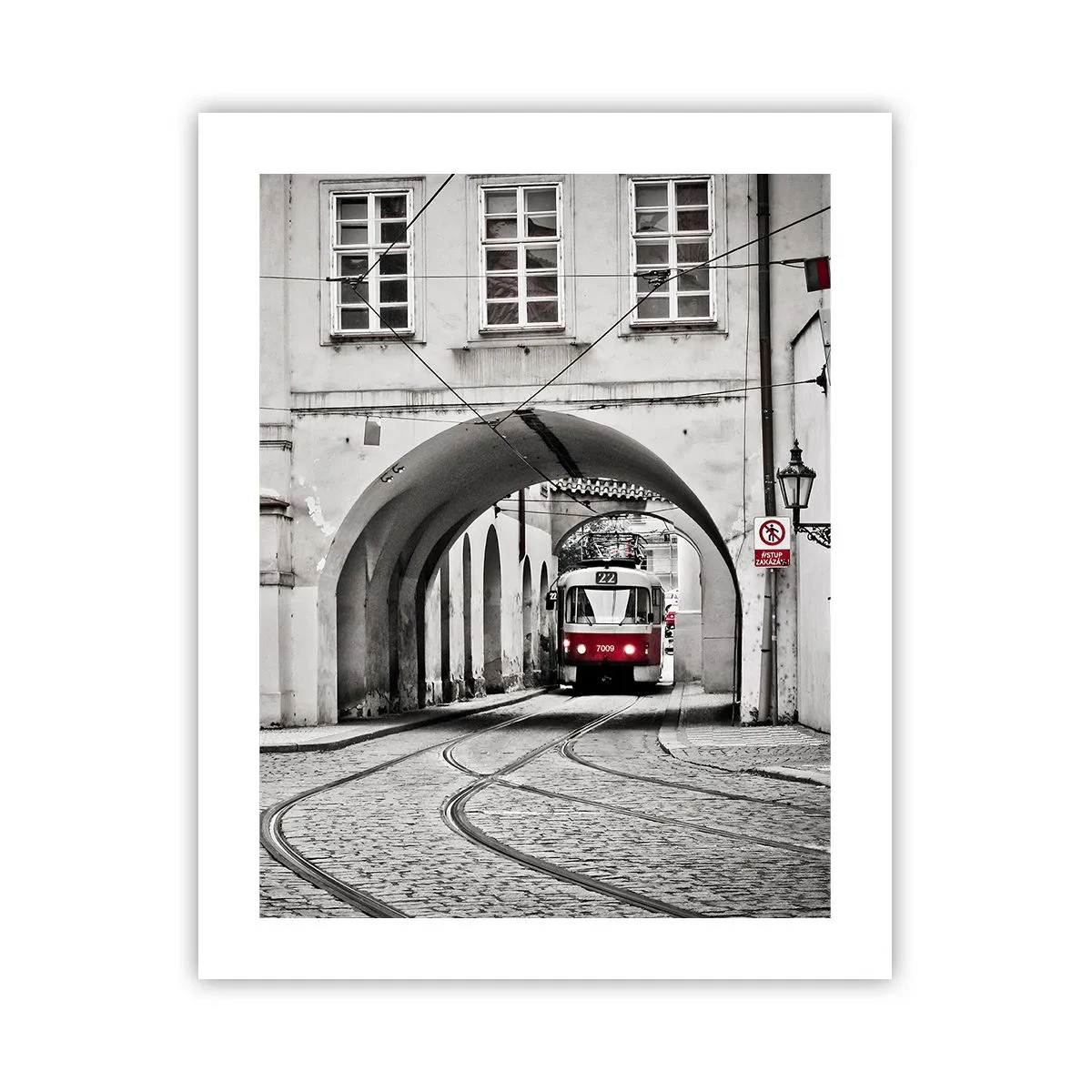 Poster - Attraverso il labirinto cittadino - 40x50 cm