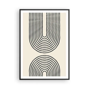 Poster in cornice nera - Tra un attimo... - 70x100 cm