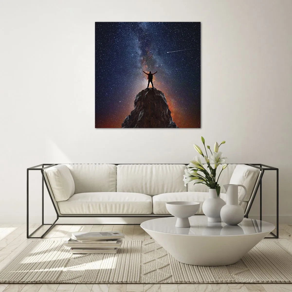 Quadro su vetro - La forza è con me! - 50x50 cm