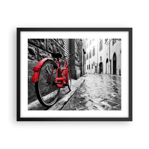 Poster in cornice nera - La vera bellezza non invecchia - 50x40 cm