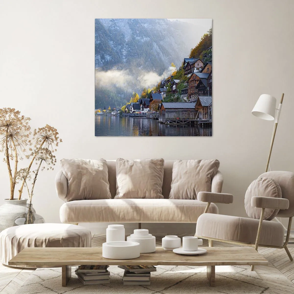 Quadro su tela - Stampe su Tela - Atmosfera alpina - 30x30 cm