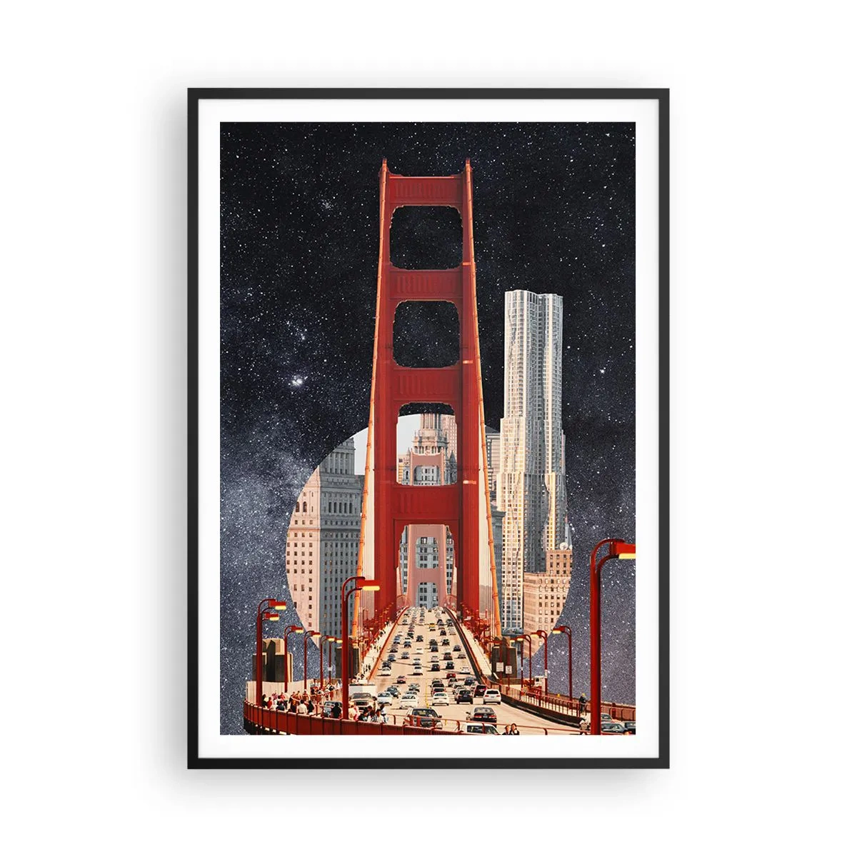 Poster in cornice nera - Sempre al centro - 70x100 cm