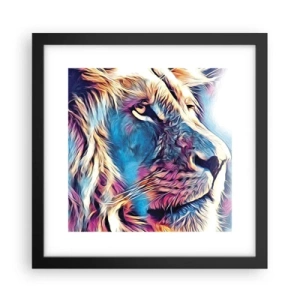 Poster in cornice nera - La saggezza della natura - 30x30 cm