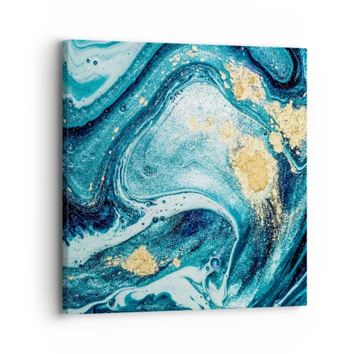 Quadro su tela - Stampe su Tela - Vortice blu - 30x30 cm