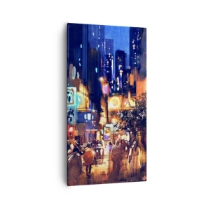 Quadro su tela - Stampe su Tela - Ma la città non dorme - 55x100 cm