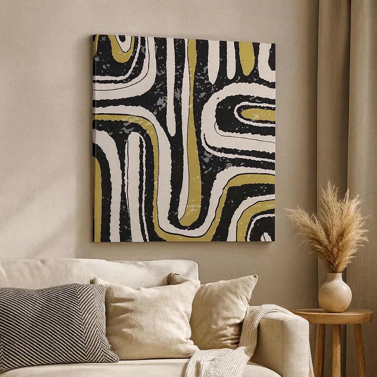 Quadro su tela - Stampe su Tela - Composizione: strade e vicoli - 30x30 cm