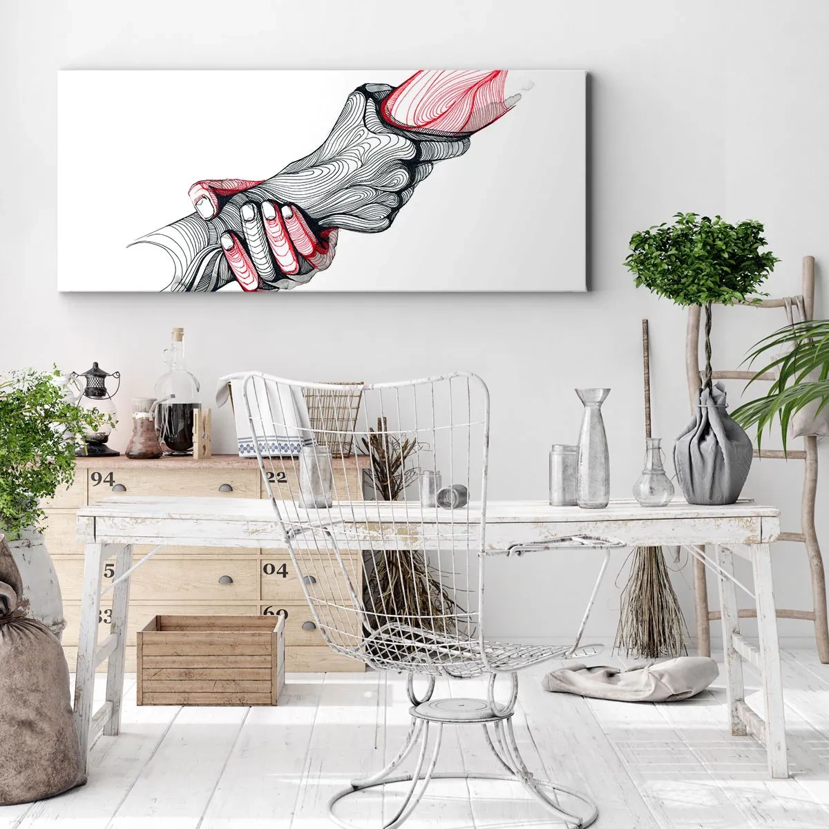 Quadro su tela - Stampe su Tela - Sei in buone mani - 90x30 cm