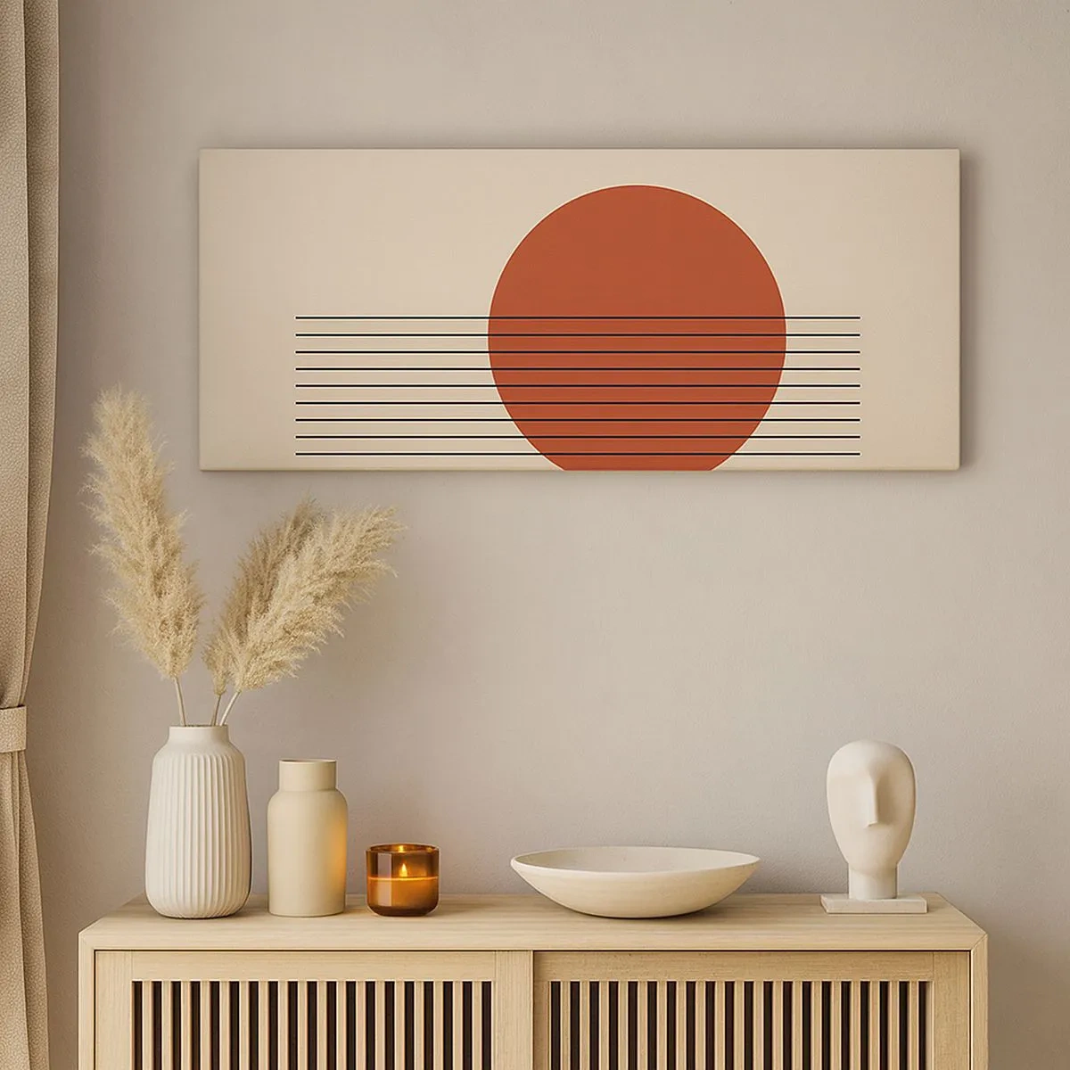 Quadro su tela - Stampe su Tela - Nel cerchio e oltre - 100x40 cm