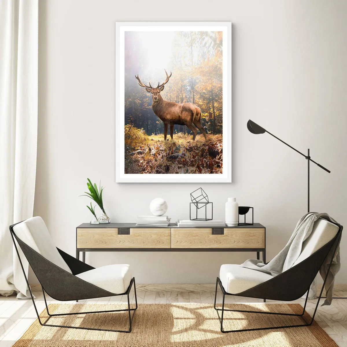 Poster in cornice bianca - Nella piena maestà - 30x40 cm
