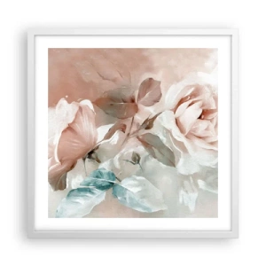 Poster in cornice bianca - Lo spirito del romanticismo - 50x50 cm