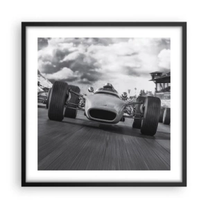 Poster in cornice nera - C'è la forza! - 50x50 cm