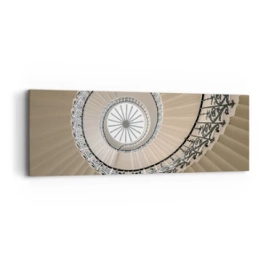 Quadro su tela - Stampe su Tela - Al centro della chiocciola - 90x30 cm