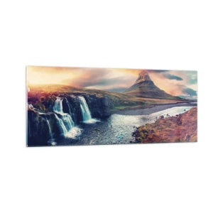 Quadro su vetro - Nella maestà della natura - 100x40 cm