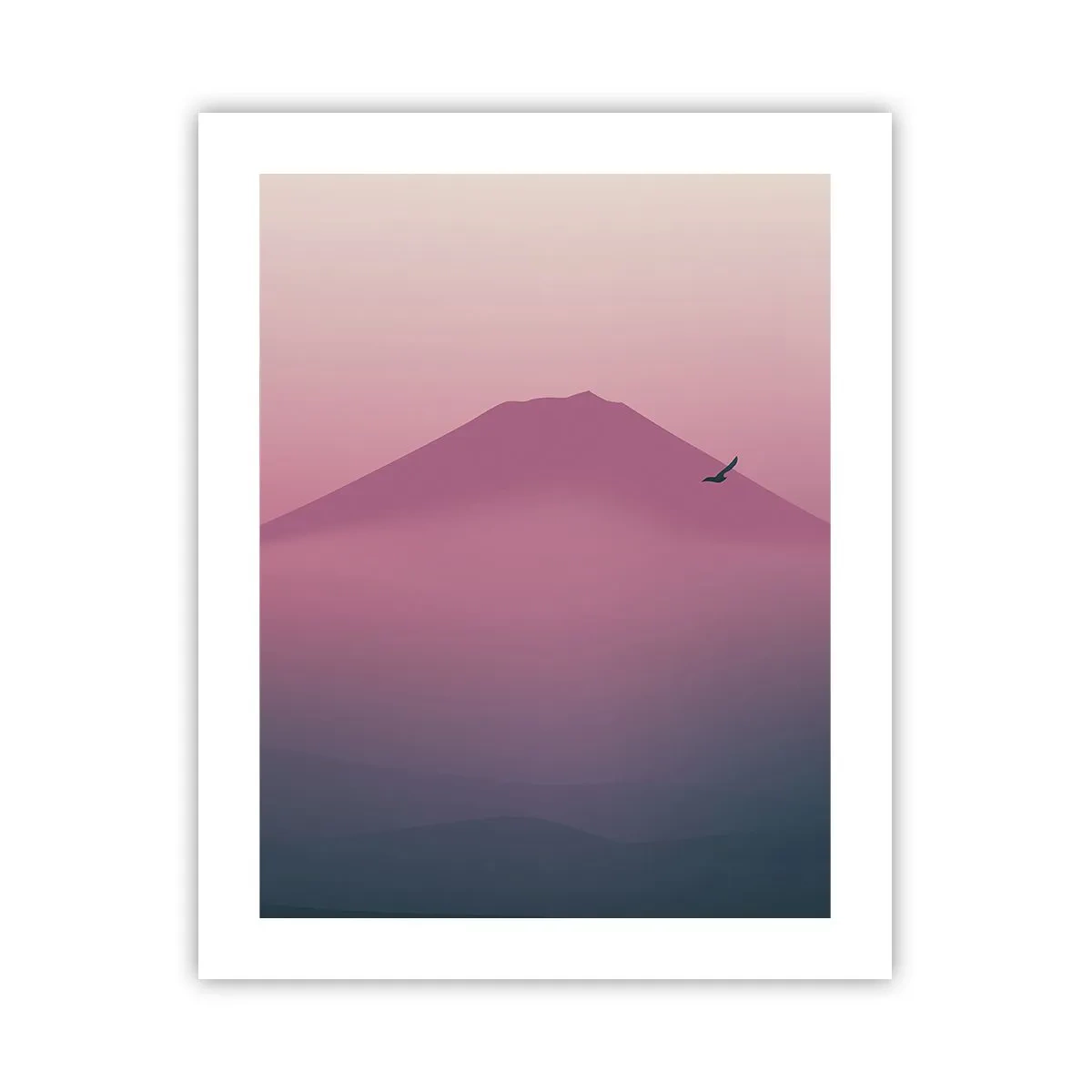 Poster - Viandanti sopra le nuvole - 40x50 cm